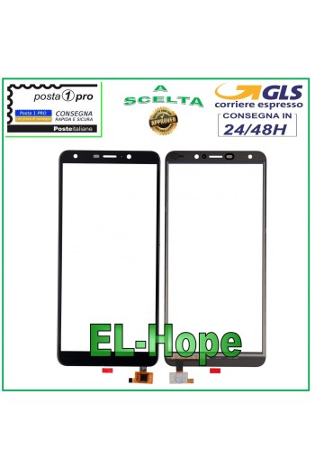 TOUCHSCREEN-GLAS FÜR WIKO Y61 W-K560 SCHWARZES GLAS