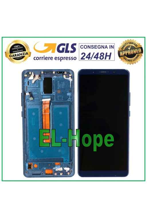OLED-DISPLAYRAHMEN FÜR HUAWEI MATE 10 PRO BLA-L09 L29 TOUCHGLASBILDSCHIRM BLAU