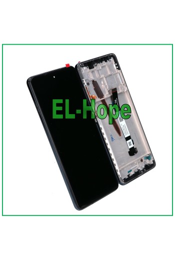LCD-DISPLAY + RAHMEN FÜR XIAOMI POCO X3 M2007J20CG M2007J20CT TOUCHSCREEN SCHWARZ
