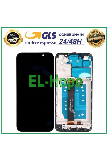 LCD-TOUCH-DISPLAY + RAHMEN FÜR MOTOROLA MOTO E6 PLAY XT-2029 XT2029 BILDSCHIRM-GLAS