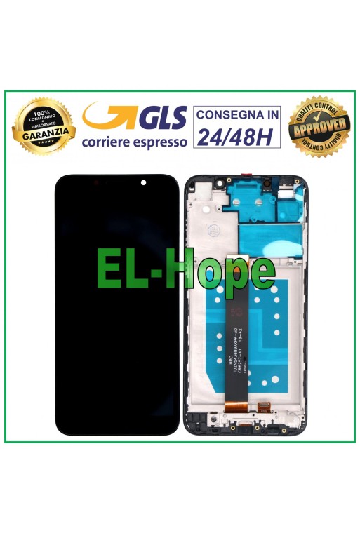 LCD-TOUCH-DISPLAY + RAHMEN FÜR MOTOROLA MOTO E6 PLAY XT-2029 XT2029 BILDSCHIRM-GLAS