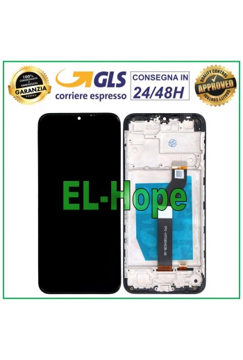 TOUCH-LCD-DISPLAY + RAHMEN FÜR MOTOROLA MOTO G8 POWER LITE XT-2055 XT2055 GLAS