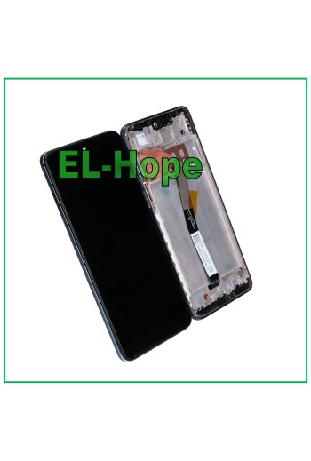 TOUCH-LCD-DISPLAYRAHMEN FÜR XIAOMI REDMI NOTE 9 PRO /9 PRO MAX / 9S M2003J6 SCHWARZ