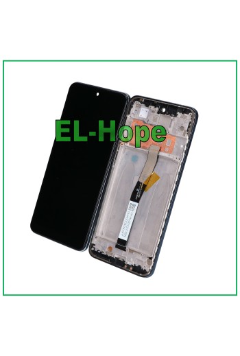 TOUCH-LCD-DISPLAYRAHMEN FÜR XIAOMI REDMI NOTE 9 PRO /9 PRO MAX / 9S M2003J6 SCHWARZ