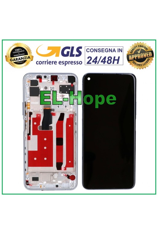 DISPLAYRAHMEN TOUCHSCREEN FÜR HUAWEI NOVA 7 SE CDY-AN00 GLASBILDSCHIRM SILBER DISPLAYRAHMEN TOUCHSCREEN FÜR HUAWEI NOVA 7 SE CDY-AN00 GLASBILDSCHIRM SILBER