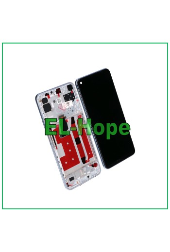 DISPLAYRAHMEN TOUCHSCREEN FÜR HUAWEI NOVA 7 SE CDY-AN00 GLASBILDSCHIRM SILBER