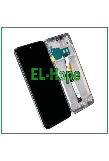 LCD-DISPLAY FÜR XIAOMI REDMI NOTE 10 LITE TOUCHSCREEN SILBERRAHMENBILDSCHIRM
