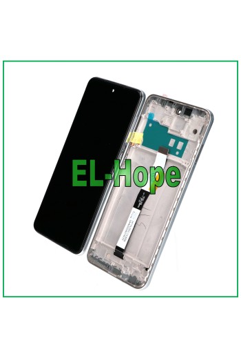 LCD-DISPLAY FÜR XIAOMI REDMI NOTE 10 LITE TOUCHSCREEN SILBERRAHMENBILDSCHIRM