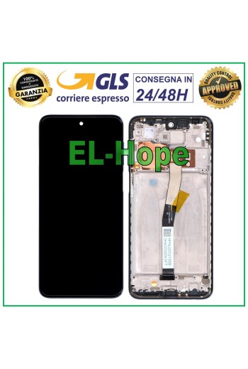 LCD-DISPLAY FÜR XIAOMI REDMI NOTE 10 LITE TOUCHSCREEN SCHWARZER RAHMENBILDSCHIRM
