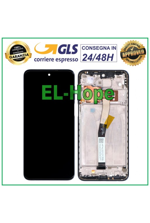 LCD-DISPLAY FÜR XIAOMI REDMI NOTE 10 LITE TOUCHSCREEN SCHWARZER RAHMENBILDSCHIRM