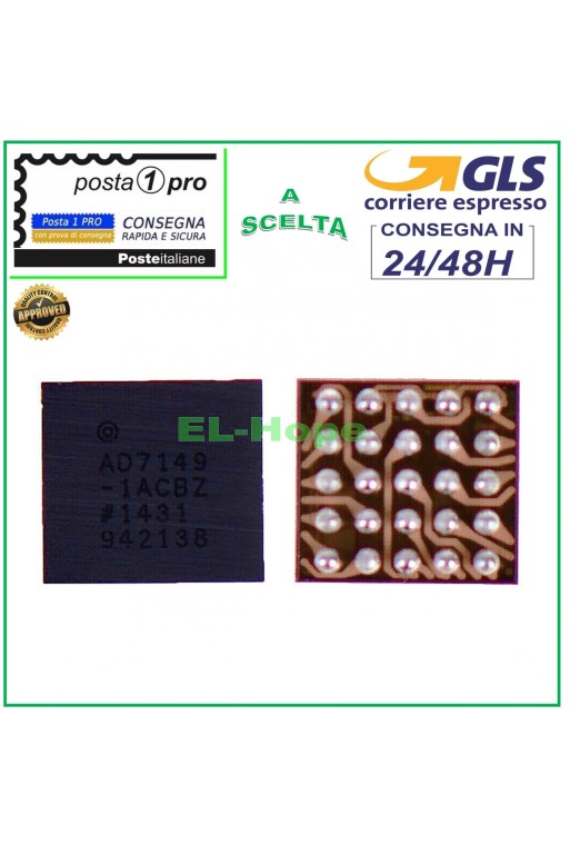 IC CHIP BGA U10 AD7149 FINGERABDRUCK-ID HOME-TASTE FÜR APPLE IPHONE 7 7 PLUS