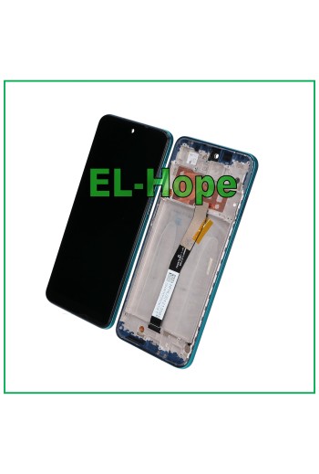 LCD-DISPLAY FÜR XIAOMI REDMI NOTE 10 LITE TOUCHSCREEN BLAUER RAHMENBILDSCHIRM