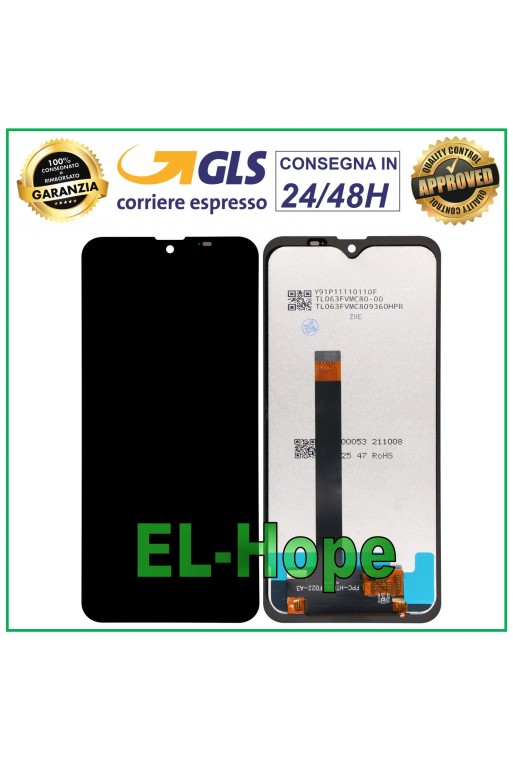 LCD-DISPLAY FÜR BLACKVIEW BV9800 /BV9800 PRO TOUCHSCREEN-GLAS MONTIERT SCHWARZ