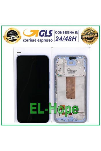 100 % ORIGINAL TOUCH-LCD-DISPLAY SAMSUNG GALAXY A54 5G 2023 SM-A546 RAHMEN LILA