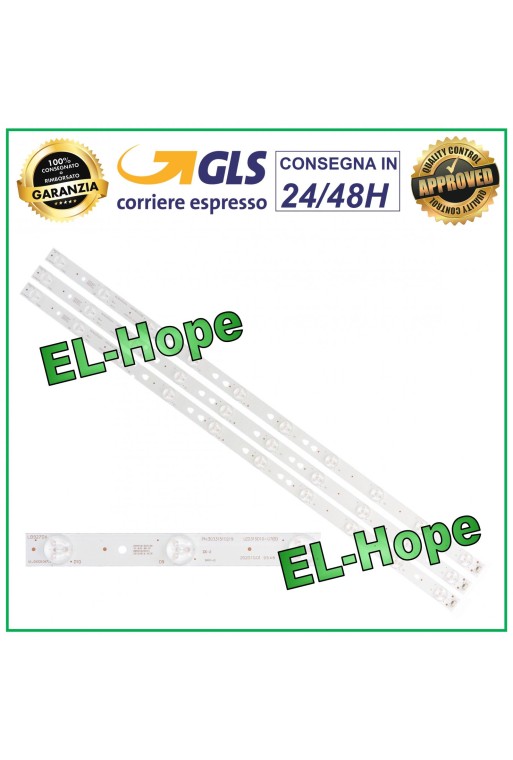 KIT 3 LED-TV-BARS 32  LB927DX LED315D10-07(B) 30331510219 CHANGHONG JVC HAIER