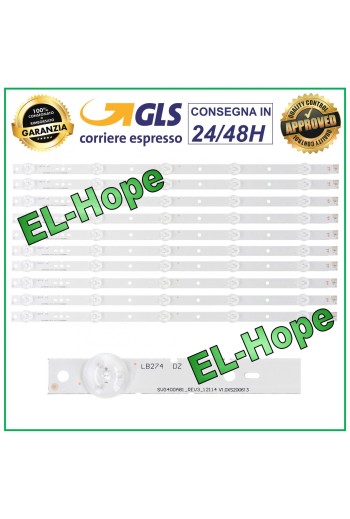 KIT 10 LED TV-STREIFEN 40  SONY SVG400A81-REV3-121114 KDL40R450A KDL40R473A