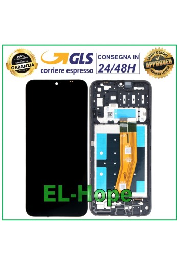 LCD-DISPLAY + RAHMEN FÜR SAMSUNG GALAXY A14 4G SM-A145R SM-A145P TOUCH-GLAS