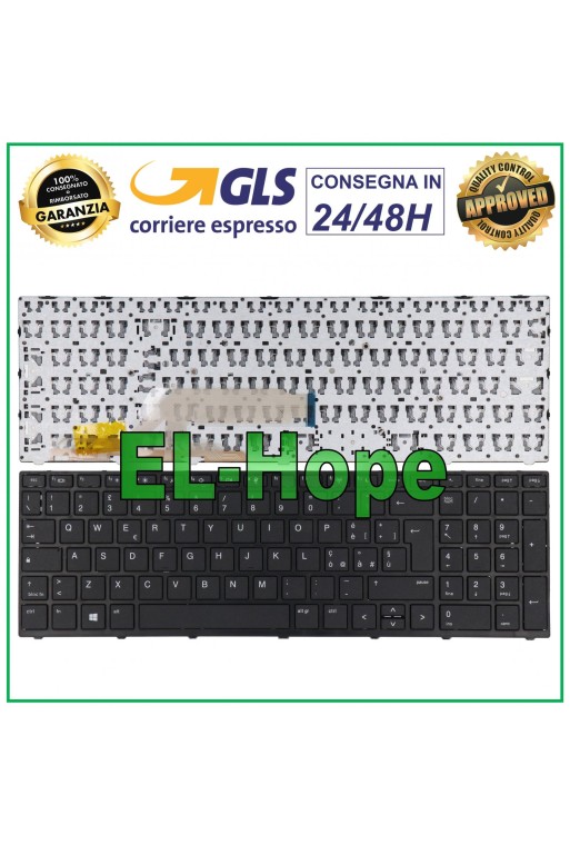 ITALIENISCHE TASTATUR FÜR HP PROBOOK G5 SERIE 450 455 470 SCHWARZES NOTEBOOK