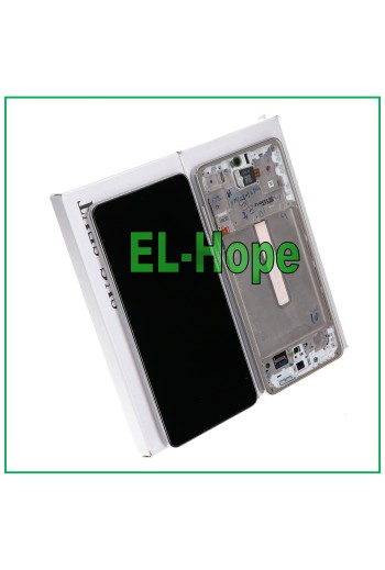 ORIGINAL LCD-TOUCH-DISPLAY SAMSUNG GALAXY A73 5G 2022 SM A736 B RAHMEN WEISS