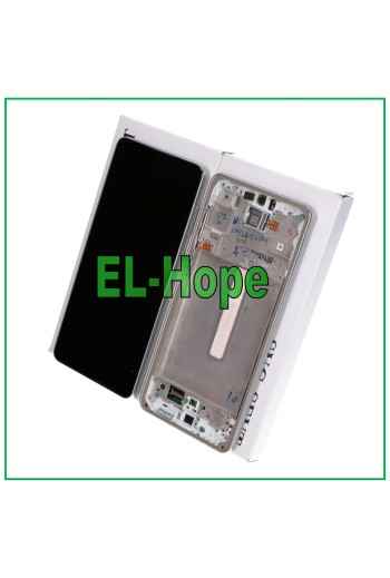 ORIGINAL LCD-TOUCH-DISPLAY SAMSUNG GALAXY A73 5G 2022 SM A736 B RAHMEN WEISS