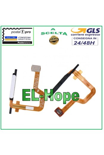 FLACH-FLEX-FINGERABDRUCKTASTE MOTOROLA MOTO G22 XT2231 XT-2231 WEISS