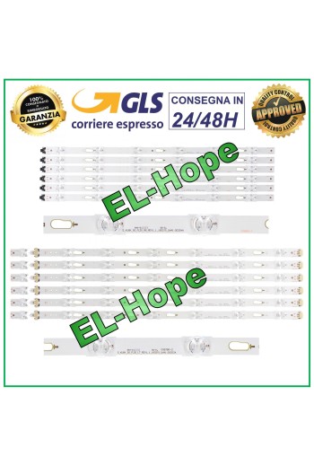 KIT 12 LED-TV-BARS 50 SAMSUNG UA50K / UE50K / UA50MU / UE50MU / UN50MU /UN50KU