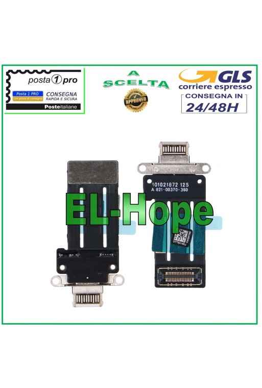 LADEANSCHLUSS IPAD PRO 12.9 2021 5. Gen A2379 A2461 A2462 FLAT CHARGE WEISS