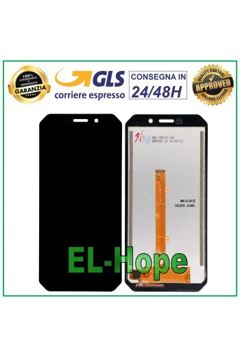LCD-DISPLAY FÜR DOOGEE S51 / S51 PRO TOUCHSCREEN-GLASMONITOR MONTIERT SCHWARZ
