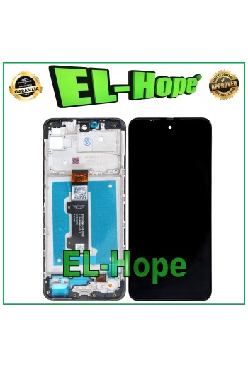 LCD-DISPLAY + RAHMEN FÜR MOTOROLA MOTO E40 XT2159 XT-2159 TOUCHSCREEN SCHWARZES GLAS