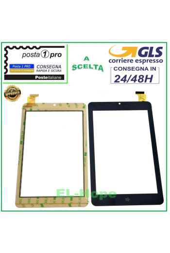 TOUCHSCREEN-GLAS MEDIACOM SMARTPAD 750GO M-SP750GOS M-SP750GOB ORIGINAL SCHWARZ