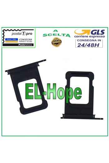 Slot Cart Fach Halter Nano SIM Karte Gehäuse Karte für Apple iPhone 13 schwarz