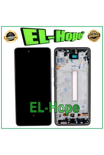 OLED-LCD-DISPLAY FÜR SAMSUNG GALAXY A53 5G 2022 SM A536 A536B TOUCH-RAHMEN SCHWARZ
