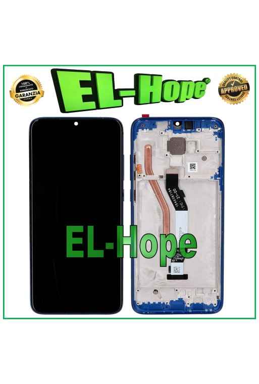 DISPLAY TOUCH LCD RAHMEN FÜR XIAOMI REDMI NOTE 8 PRO M1906G7G BLAUER GLASBILDSCHIRM