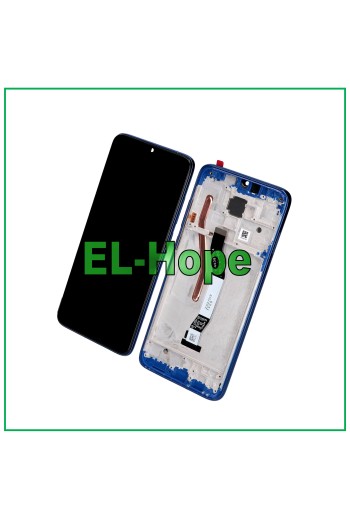 DISPLAY TOUCH LCD RAHMEN FÜR XIAOMI REDMI NOTE 8 PRO M1906G7G BLAUER GLASBILDSCHIRM