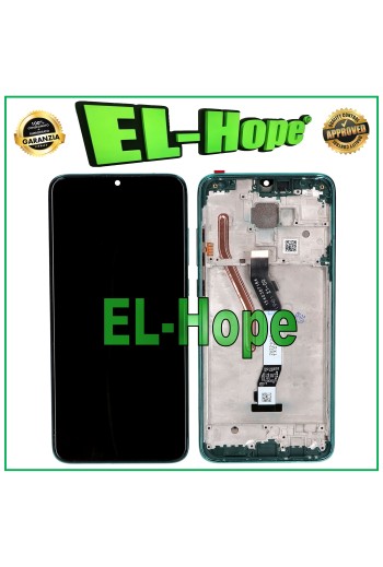 TOUCH-LCD-DISPLAYRAHMEN FÜR XIAOMI REDMI NOTE 8 PRO M1906G7G GRÜNES GLAS