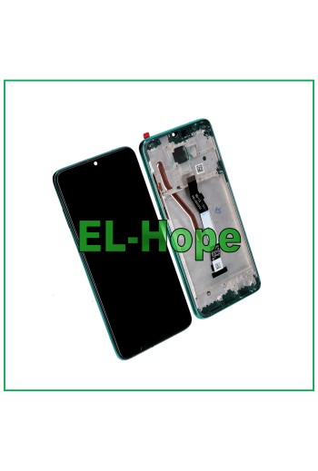 TOUCH-LCD-DISPLAYRAHMEN FÜR XIAOMI REDMI NOTE 8 PRO M1906G7G GRÜNES GLAS