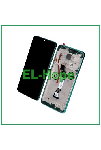 TOUCH-LCD-DISPLAYRAHMEN FÜR XIAOMI REDMI NOTE 8 PRO M1906G7G GRÜNES GLAS