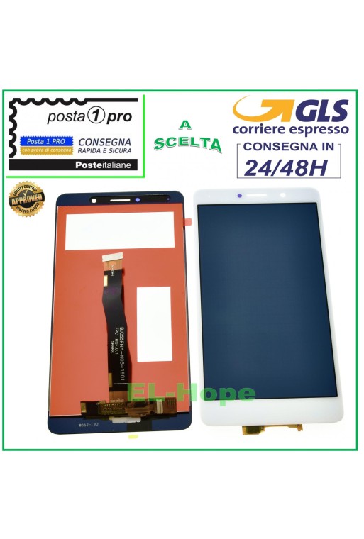 LCD-DISPLAY FÜR HUAWEI HONOR 6X BLN-L21 BLN-N22 TOUCHSCREEN WEISSES GLAS