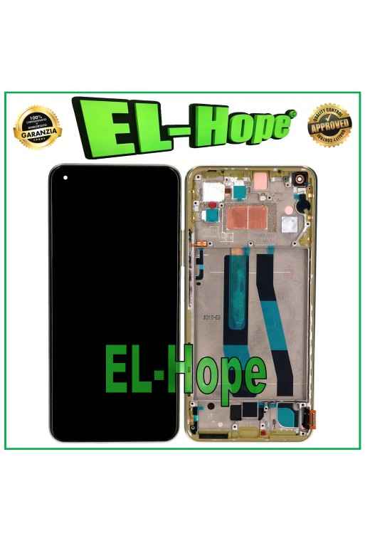 OLED-LCD-DISPLAY + RAHMEN FÜR XIAOMI MI 11 LITE 4G 5G NE M2101K9AG TOUCH GELB