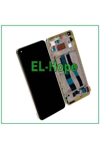 OLED-LCD-DISPLAY + RAHMEN FÜR XIAOMI MI 11 LITE 4G 5G NE M2101K9AG TOUCH GELB