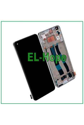 OLED-RAHMENDISPLAY FÜR XIAOMI MI 11 LITE 4G 5G NE M2101K9AG TOUCH WEISSES GLAS