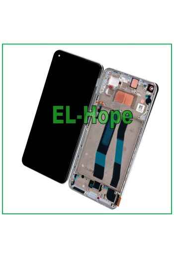 OLED-RAHMENDISPLAY FÜR XIAOMI MI 11 LITE 4G 5G NE M2101K9AG TOUCH WEISSES GLAS