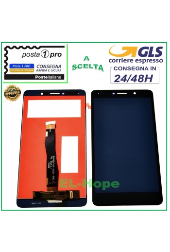 LCD-DISPLAY FÜR HUAWEI HONOR 6X BLN-L21 BLN-N22 TOUCHSCREEN SCHWARZES GLAS