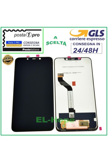 LCD-DISPLAY FÜR XIAOMI POCOPHONE F1 M1805E10A TOUCHSCREEN GLASBILDSCHIRM SCHWARZ