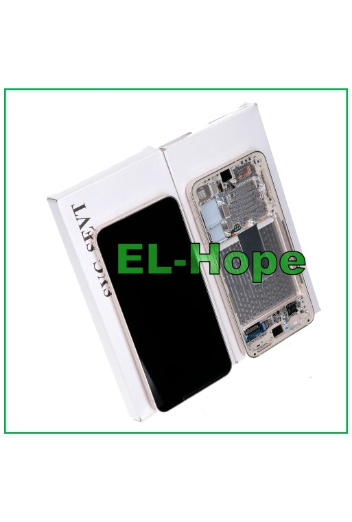 TOUCH-DISPLAY + LCD ORIGINAL SAMSUNG GALAXY S23 5G 2023 SM-S911 CREME / BEIGE