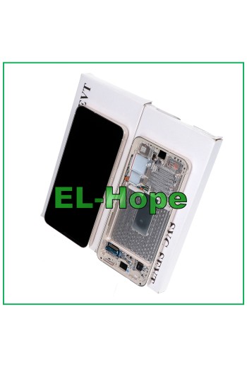 TOUCH-DISPLAY + LCD ORIGINAL SAMSUNG GALAXY S23 5G 2023 SM-S911 CREME / BEIGE