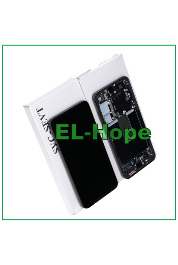 ORIGINALRAHMEN LCD-DISPLAY SAMSUNG GALAXY S23 5G 2023 SM-S911 TOUCHSCREEN SCHWARZ