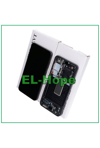 ORIGINALRAHMEN LCD-DISPLAY SAMSUNG GALAXY S23 5G 2023 SM-S911 TOUCHSCREEN SCHWARZ