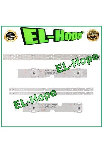 KIT 4 LED-LEISTEN FÜR 55  TV TCL 4C-LB5507-HR02J 4C-LB5508-HR02J 55HR330M07B2