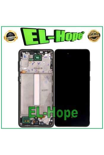 OLED-LCD-DISPLAY + RAHMEN FÜR SAMSUNG GALAXY A33 5G SM-A336B TOUCH SCHWARZES GLAS
